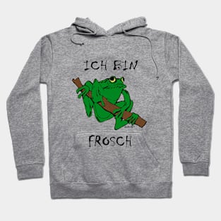 Ich Bin Frosch Hoodie